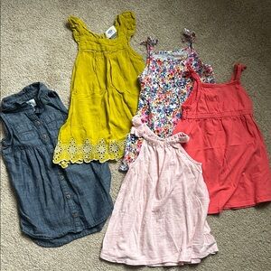 Old Navy Kids Dresses - Yellow, Floral, Coral, Pink, Denim